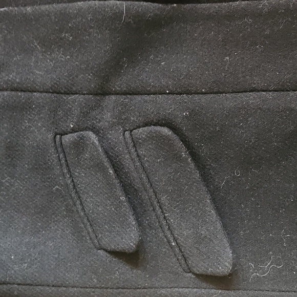 EUC J.Crew Italian Stadium Cloth By Nello Gori Black Women's Coat, Size 4 - Picture 2 of 9